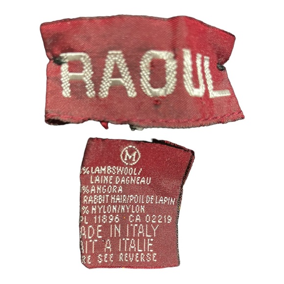 Raoul womens lambs wool and angora blend dress.midi size medium black - Picture 8 of 8